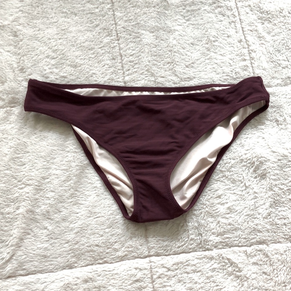 Shade and shore purple bikini bottoms